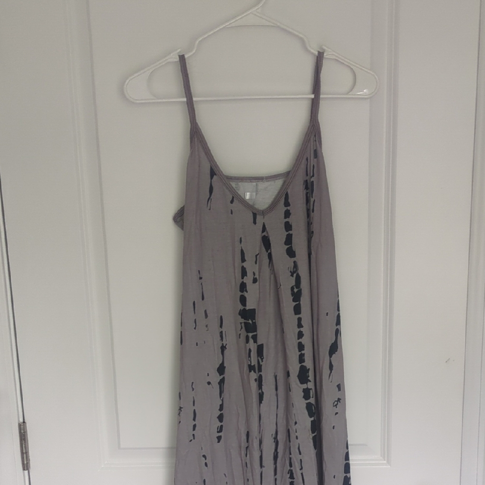 Stylish Gray and Black Women's Dress